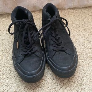 MEN'S CONVERSE ONE STAR MID 158832C BLACK SIZE 8